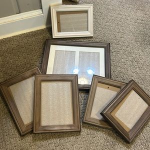 Lot of 6 picture frames